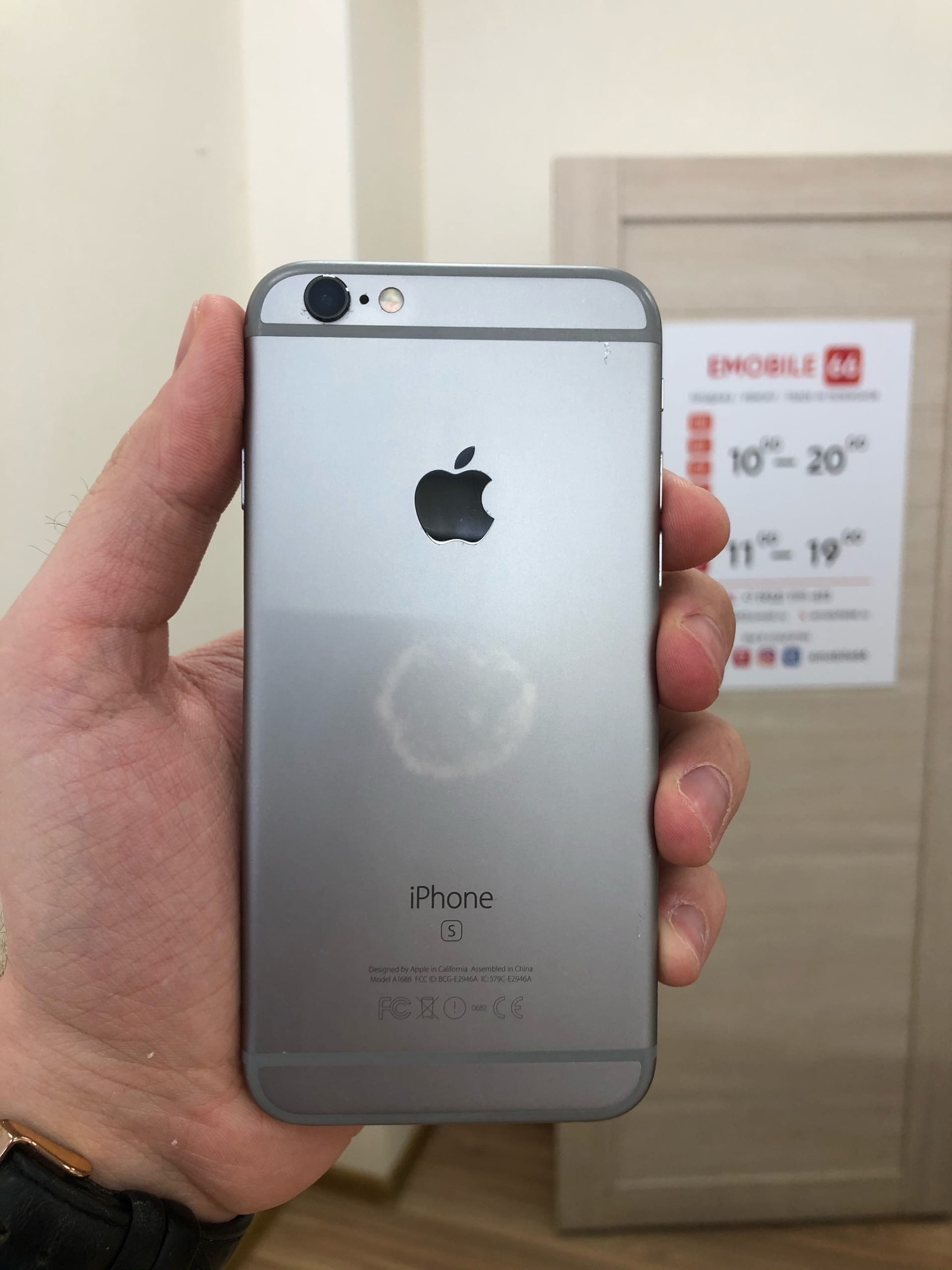 Apple iPhone 6s 128Gb Space Gray без touch id (б/у) - купить в  интернет-магазине