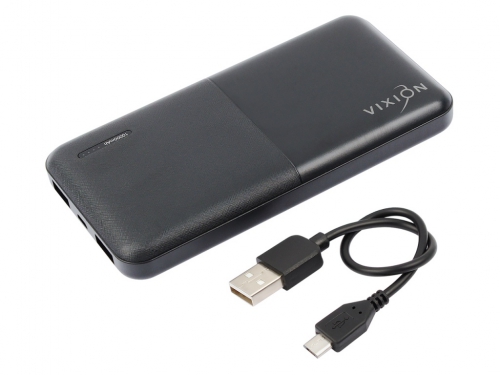 Портативное зарядное устройство (Power Bank) VIXION KP-52 10000mAh (Micro-USB,2-USB) (черный)