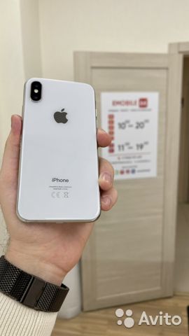 Apple iPhone X 64Gb Silver б/у уценка без face id