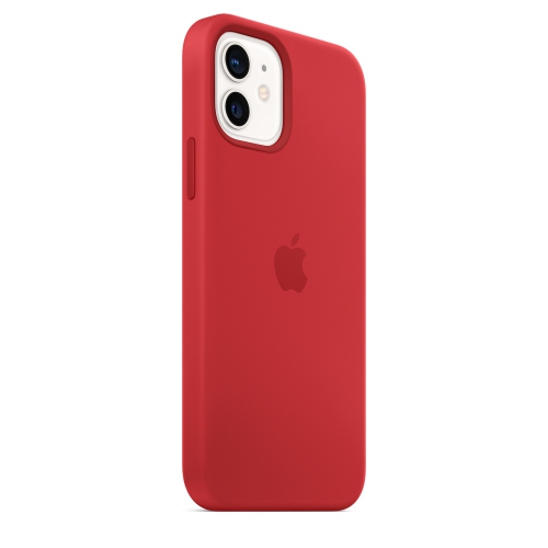 Чехол Silicone case Apple MagSafe для iPhone 12 / 12 Pro Red / Красный