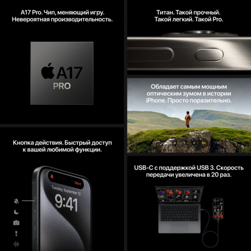 Apple iPhone 15 Pro 512Gb Black Titanium