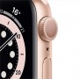 Apple Watch Series 6, 40 мм, корпус из алюминия золотого цвета, спортивный ремешок цвета «розовый песок» MG123RU/A