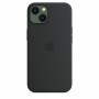 Силиконовый чехол Silicone case Apple MagSafe для iPhone 13 Midnight / Тёмная Ночь