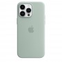Силиконовый чехол Silicone case Apple MagSafe для iPhone 14 Pro Max Succulent / Суккулент