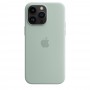 Силиконовый чехол Silicone case Apple MagSafe для iPhone 14 Pro Max Succulent / Суккулент