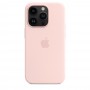 Силиконовый чехол Silicone case Apple MagSafe для iPhone 14 Pro Chalk Pink / Розовый Мел