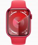 Часы Apple Watch Series 9, 45 мм, корпус из алюминия цвета (PRODUCT)RED, спортивный ремешок цвета (PRODUCT)RED, размер S/M (MRXJ3)