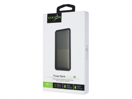 Портативное зарядное устройство (Power Bank) VIXION KP-52 10000mAh (Micro-USB,2-USB) (черный)