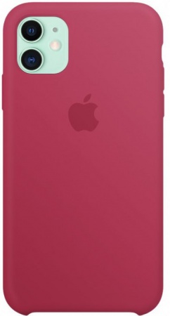 Чехол Silicone Case iPhone 11 Rose Red №37