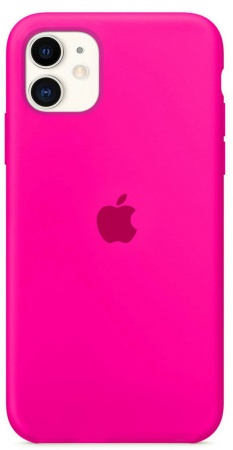 Чехол Silicone Case iPhone 11 Shiny Pink №38