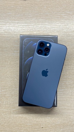 Apple iPhone 12 Pro Max 256Gb Pacific Blue б/у идеал